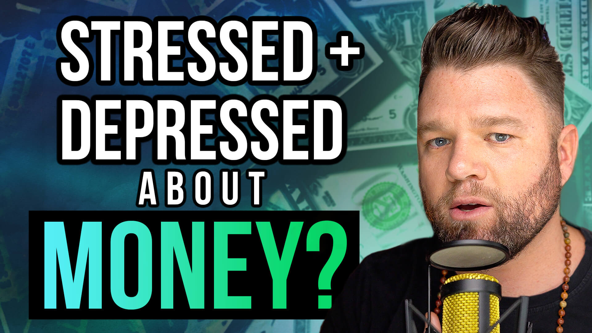 depressed about money